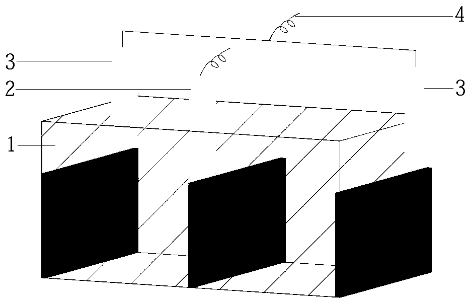 A pre-lithiation treatment process and device for a silicon-based negative electrode