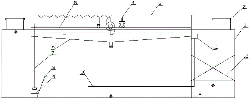 Molecular state gas floatation clarifier