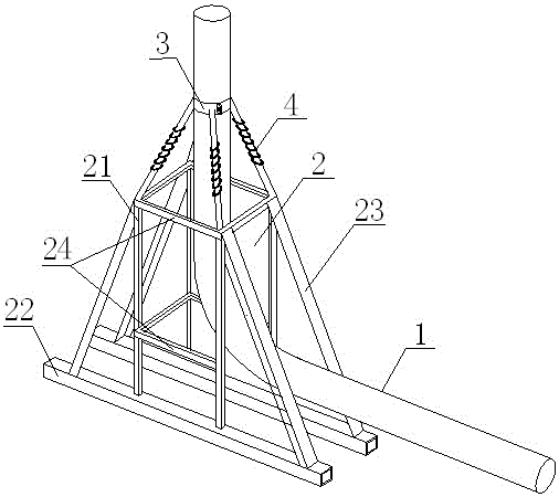 Pump pipe damping device