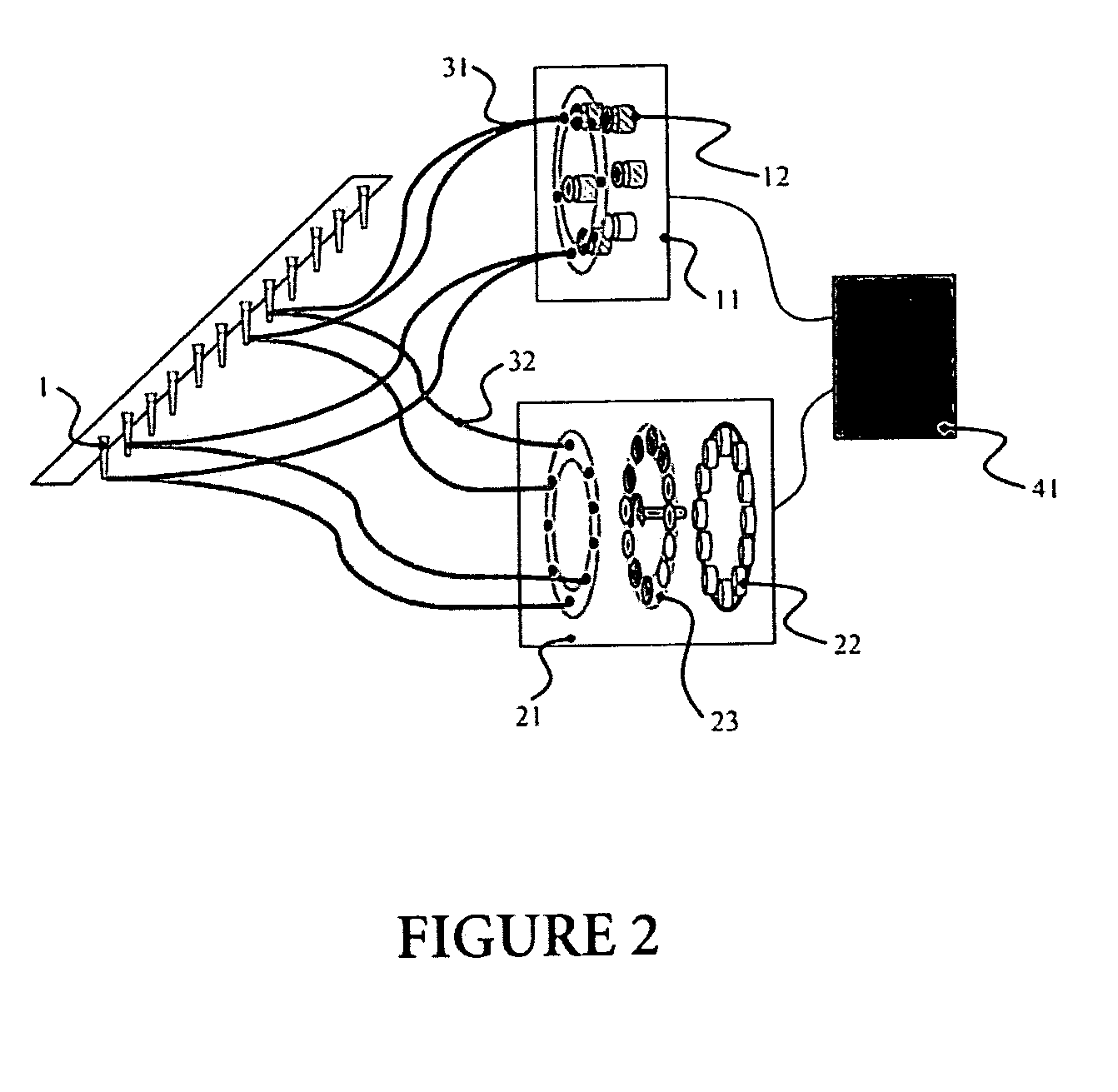 Apparatus for emitting and detecting light in a nucleic acid amplification reaction