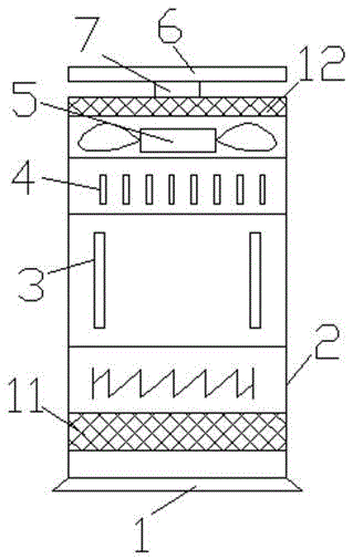 Device for purifying viruses in air