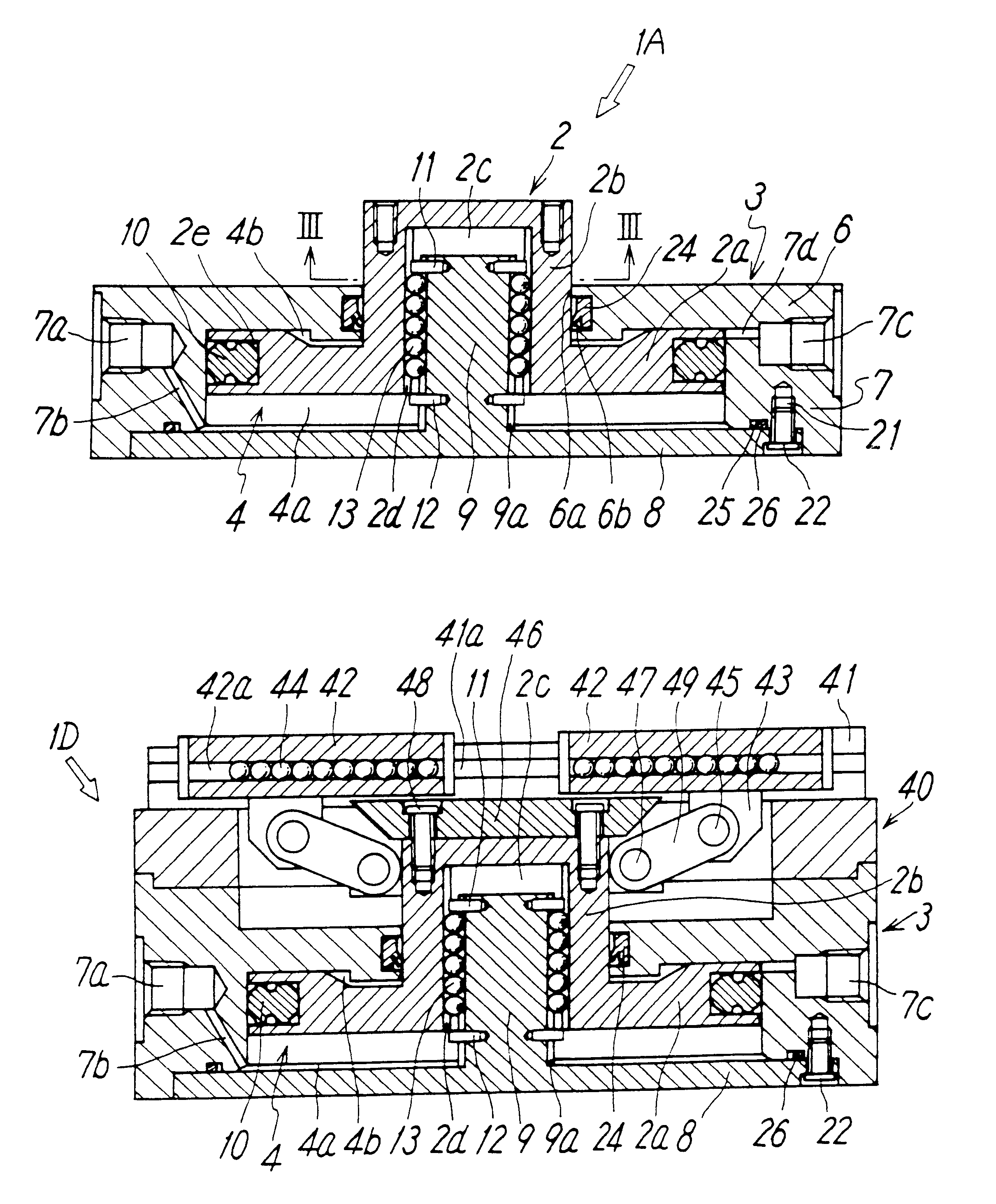 Cylinder having guide