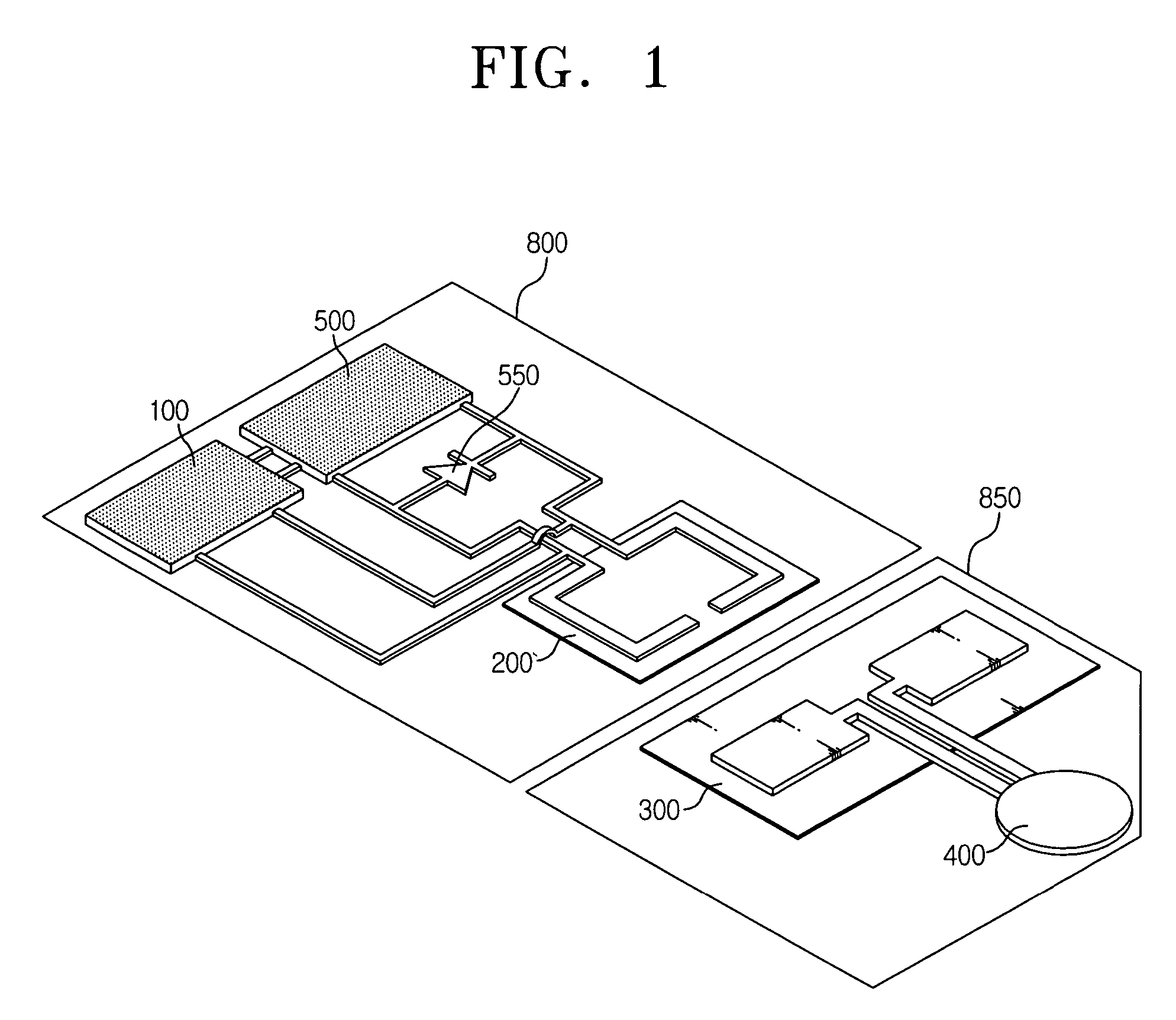 Biomolecule bonding detection apparatus using RF wireless energy transmission and method thereof