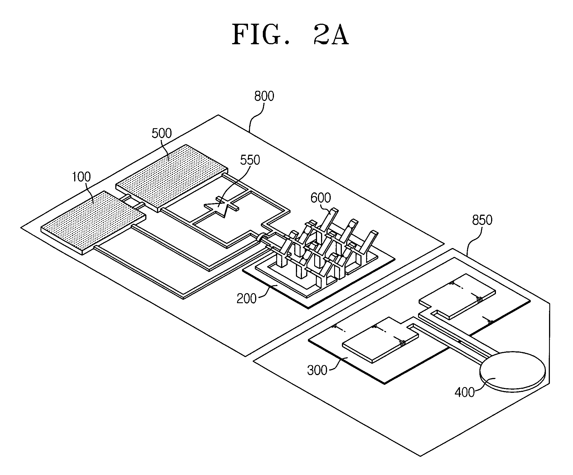 Biomolecule bonding detection apparatus using RF wireless energy transmission and method thereof