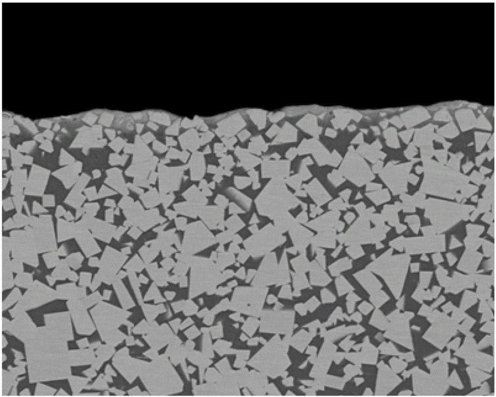 Hard alloy mold material for titanium alloy fastener formed through warm forging and preparation method of hard alloy mold material