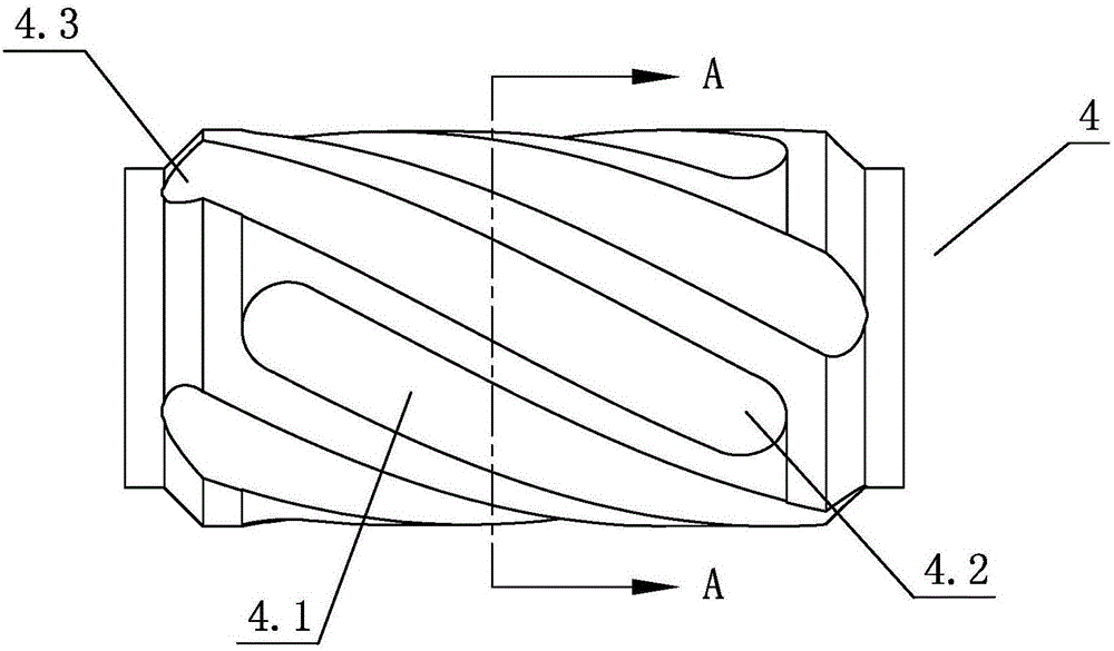 Static barrier mixing device for semi-solid-state alloy pulp-making