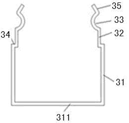 Edge keel structure