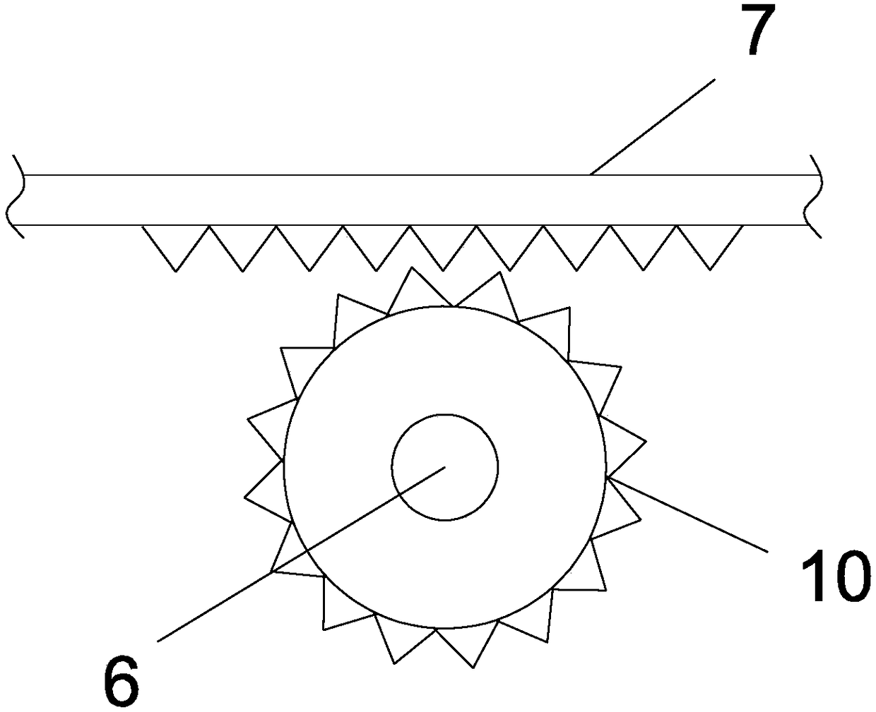 Second-level soybean screening device for agriculture processing