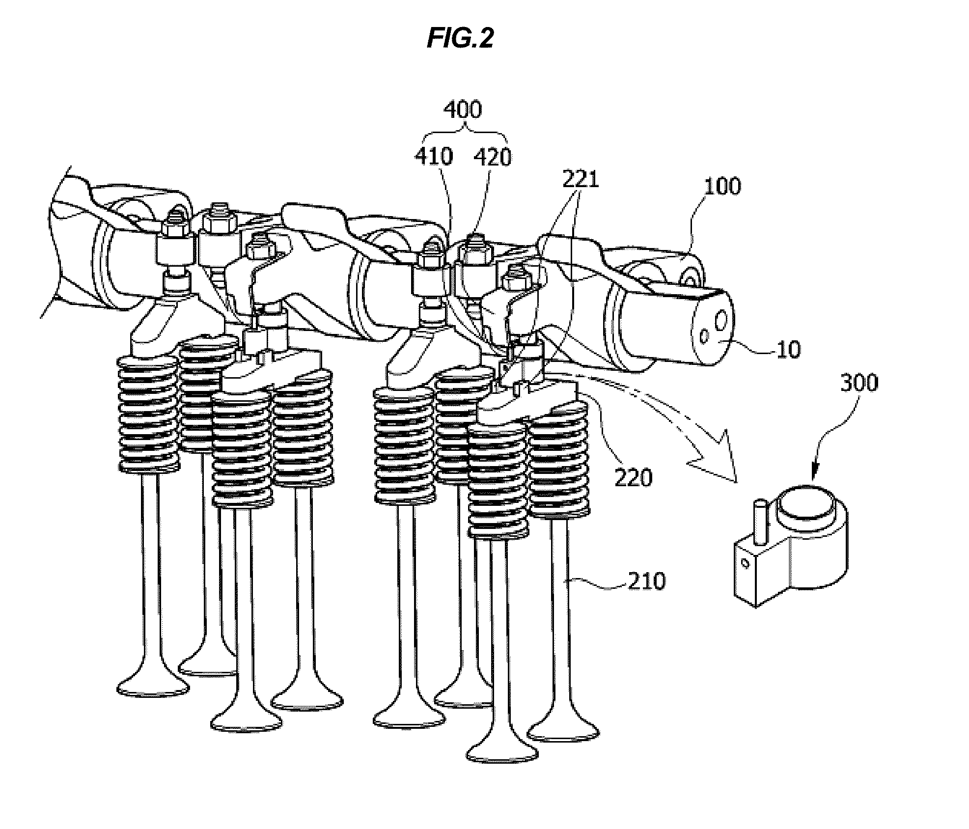 Compression release engine brake unit