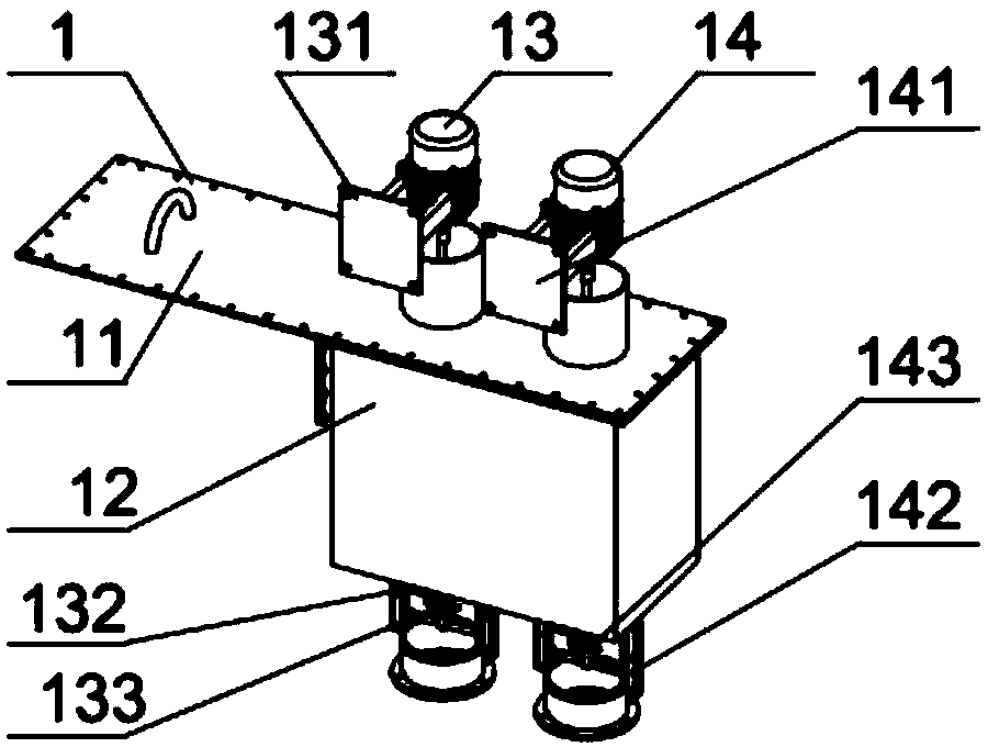 Multiphase flow vertical-type water hole with bi-directional flowing function