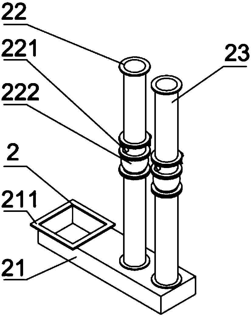 Multiphase flow vertical-type water hole with bi-directional flowing function