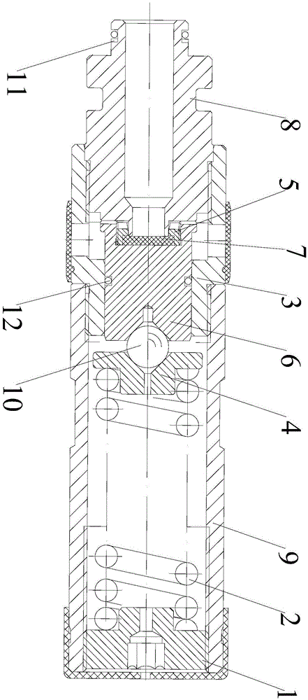 Valve element assembly of safety valve