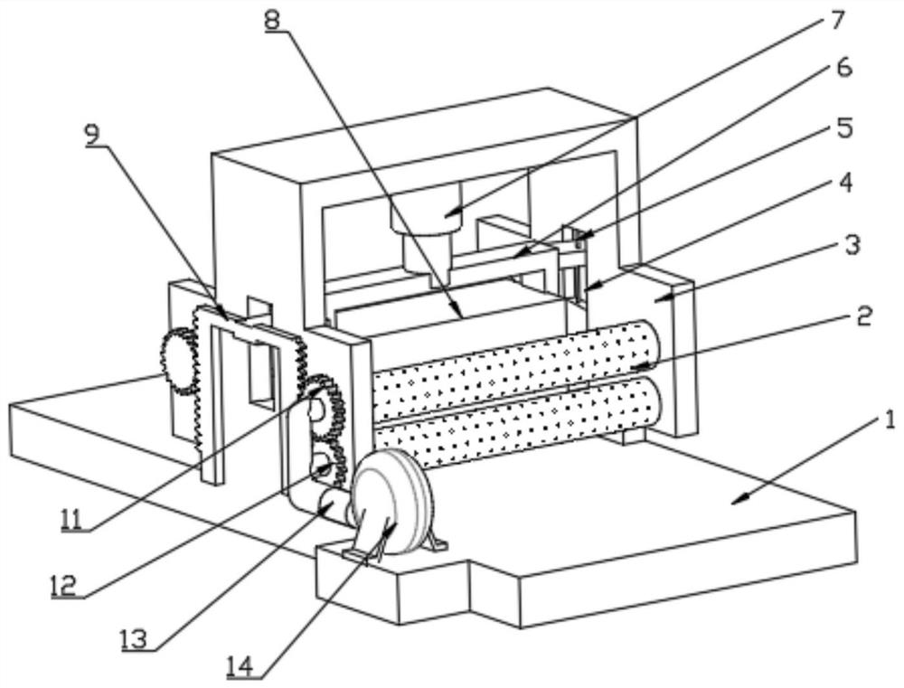 Textile printing and dyeing device