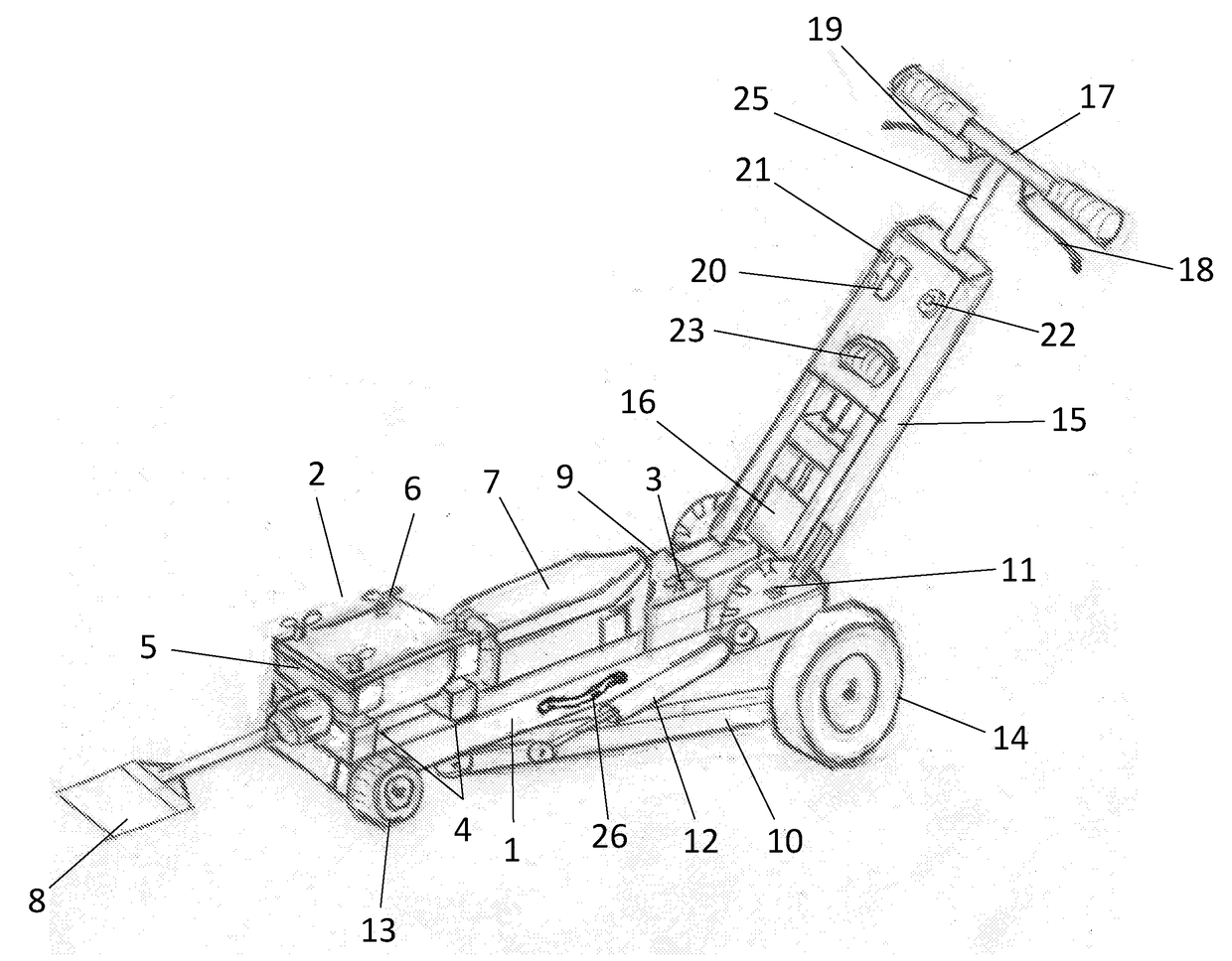 Jackhammer Folding Trolley