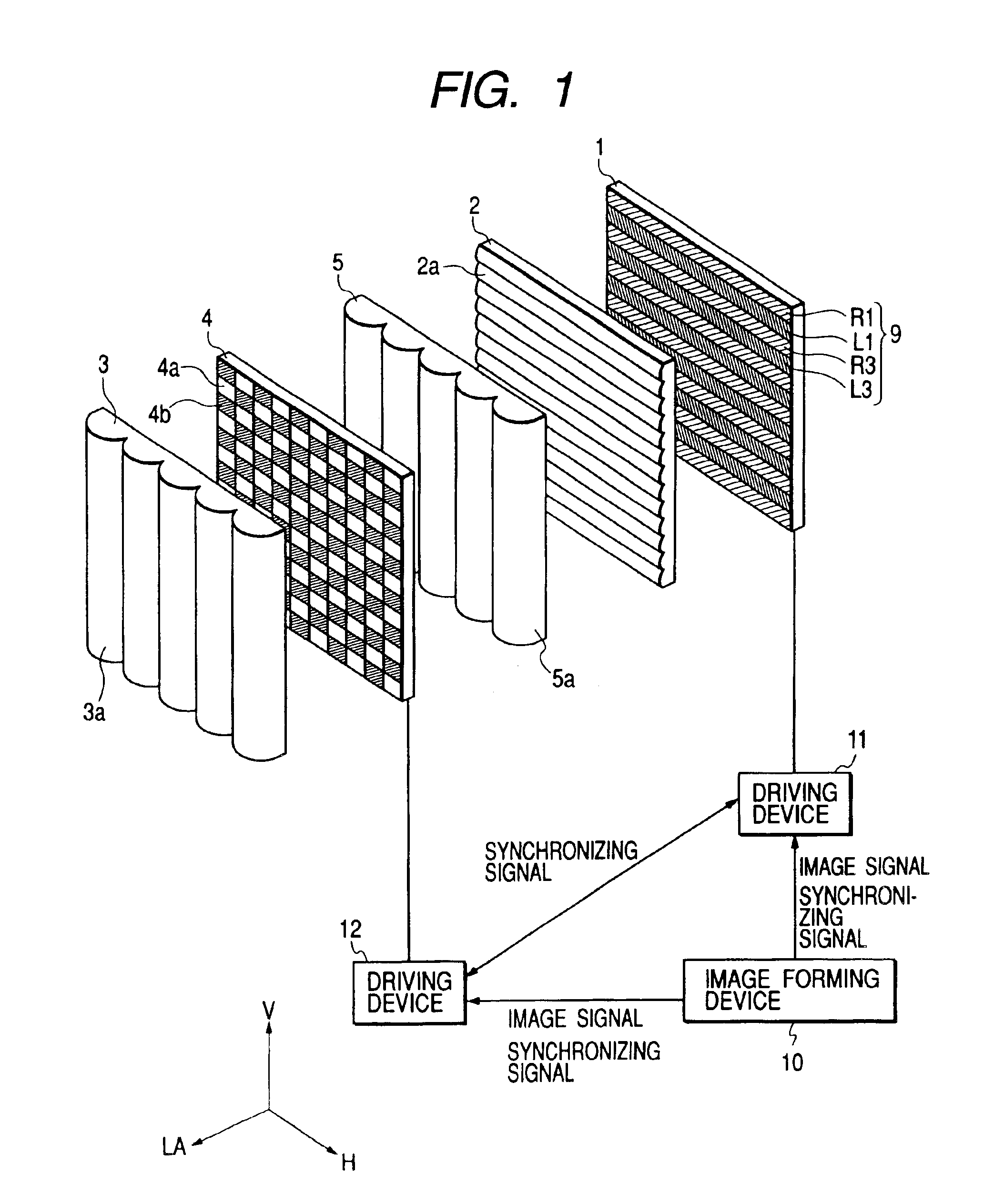 Method and apparatus for stereoscopic image display