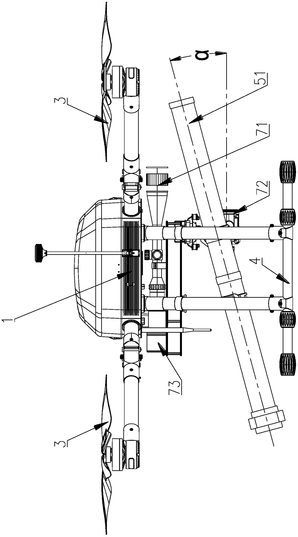 Triggering method for firefighting drone to shoot firefighting cartridge