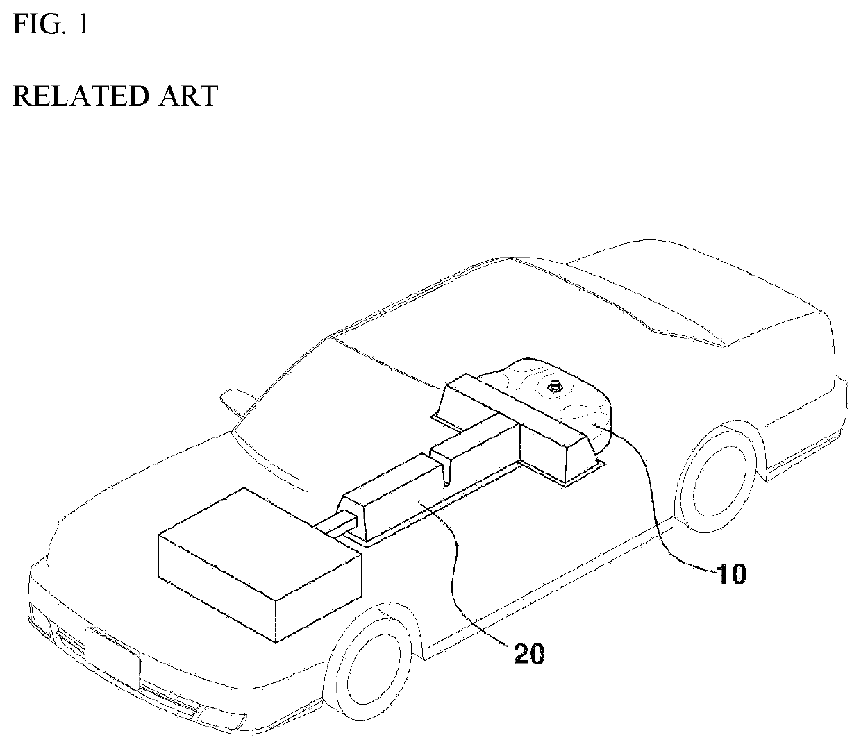 Hybrid vehicle having improved arrangement structure