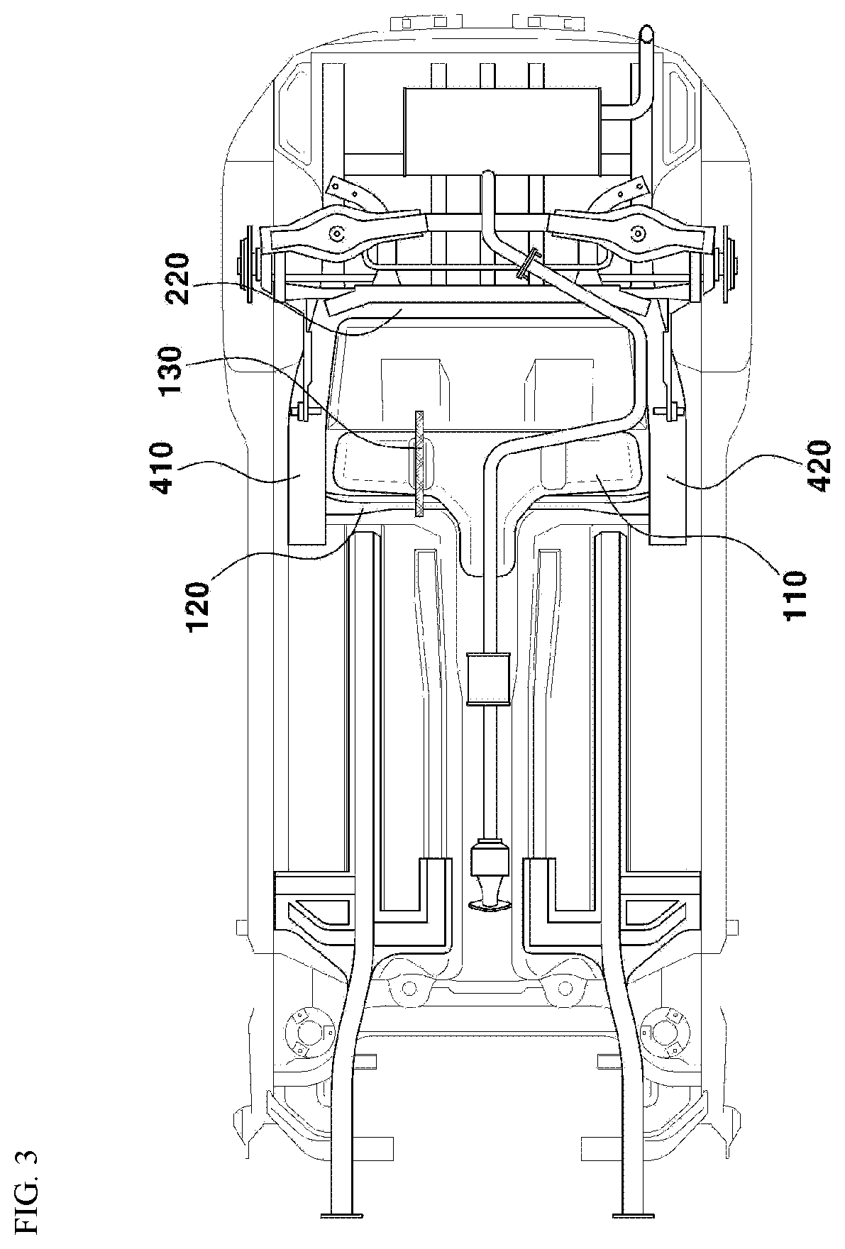 Hybrid vehicle having improved arrangement structure