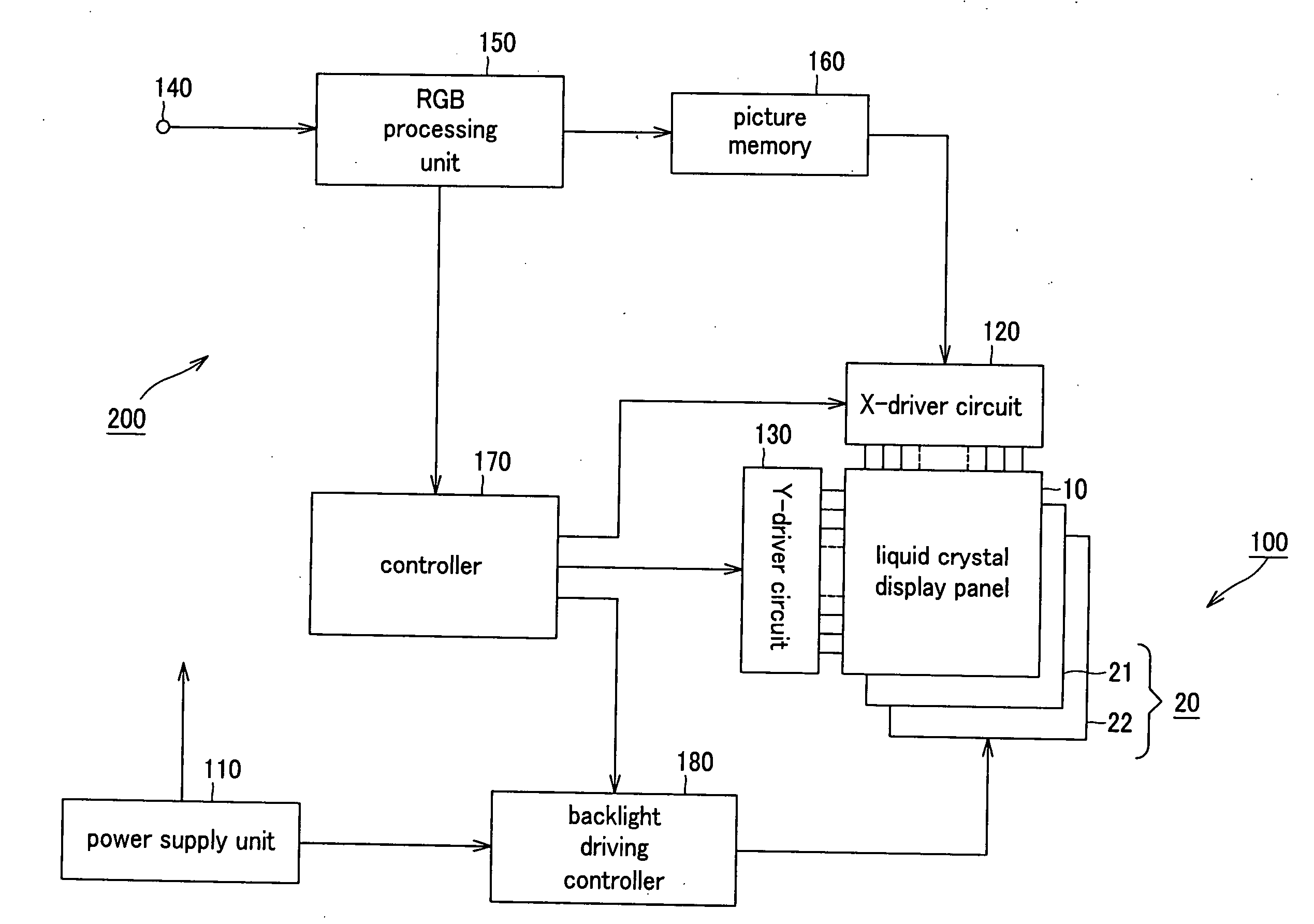 Constant current driver, back light source and color liquid crystal display