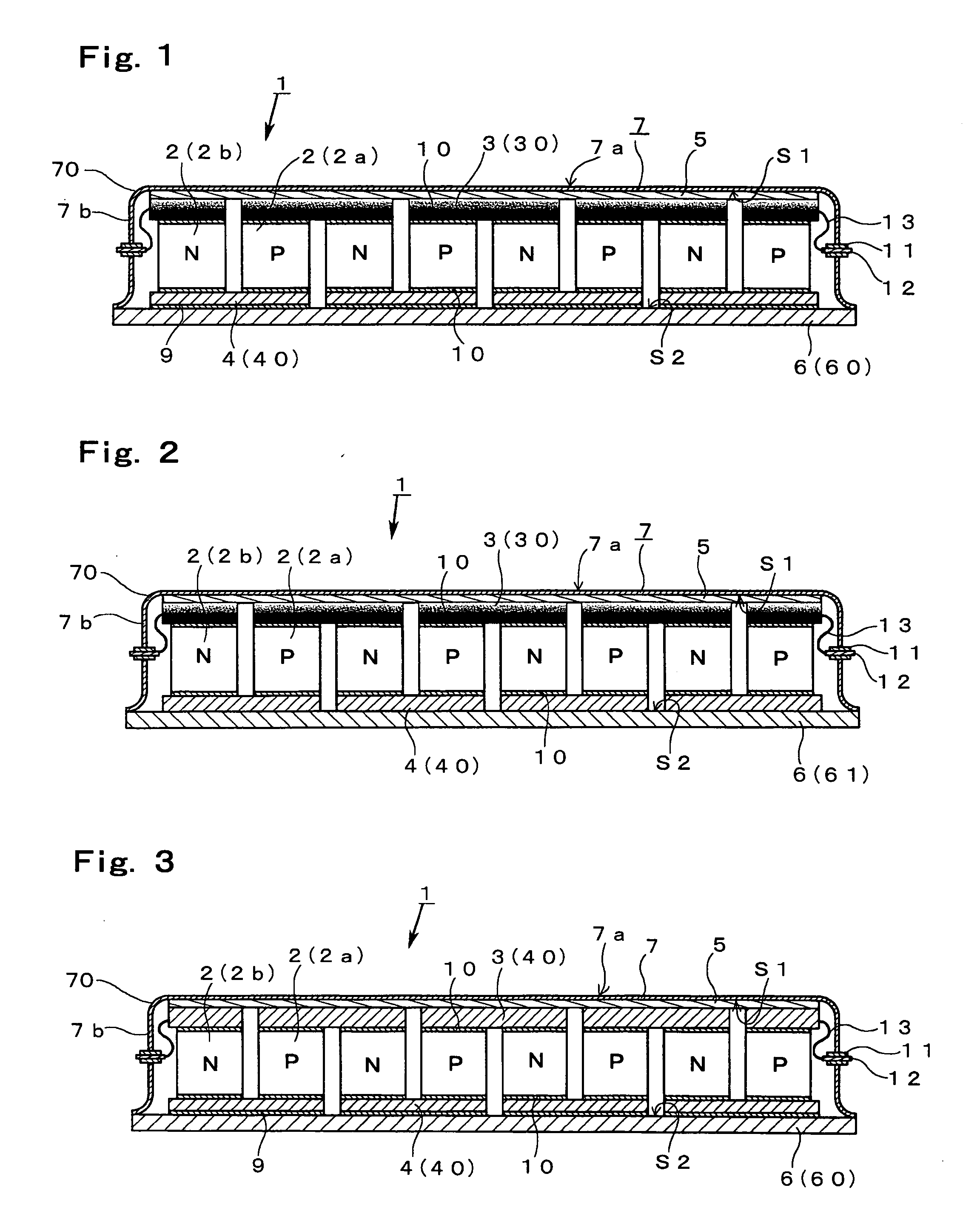 Thermoelectric conversion module