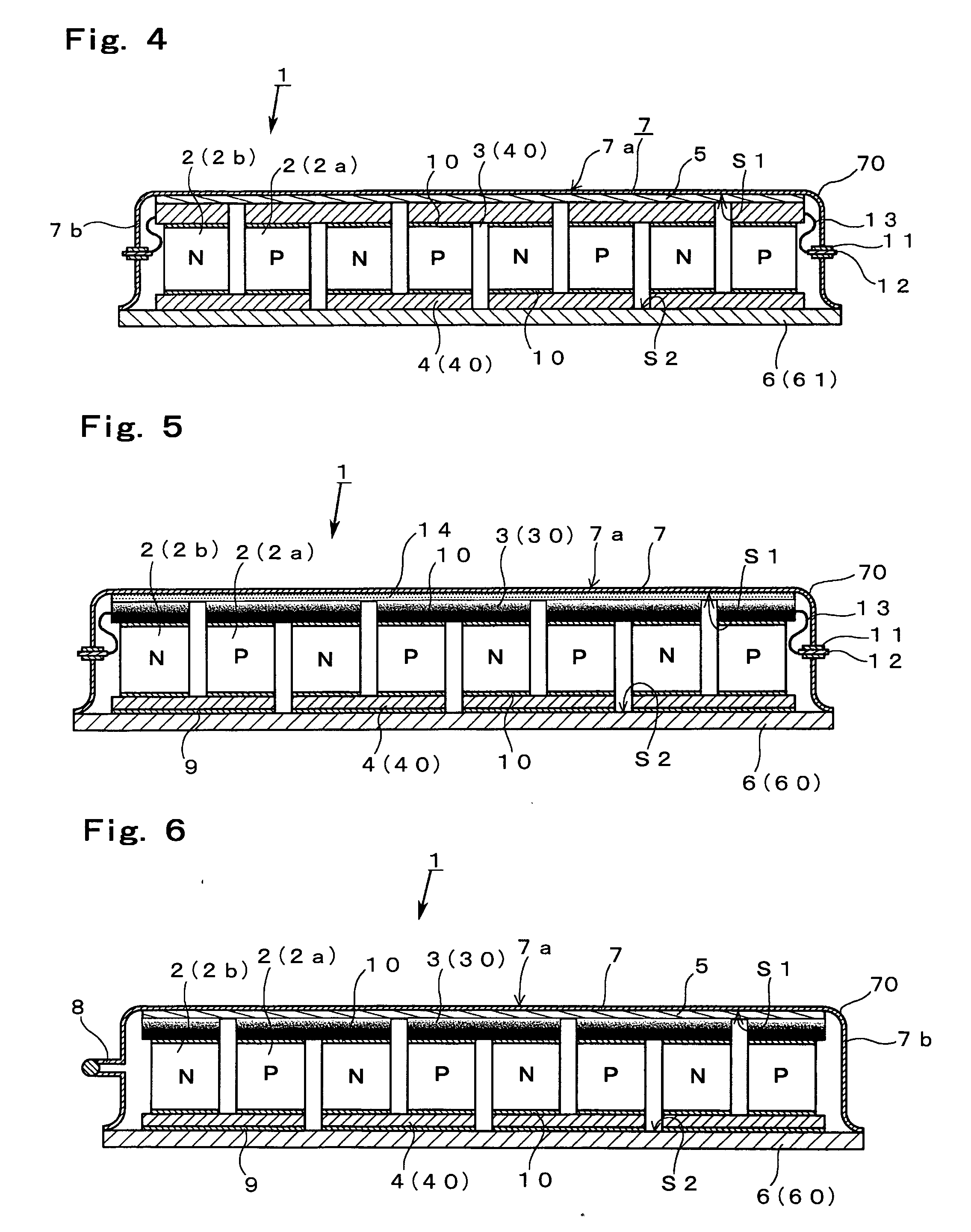 Thermoelectric conversion module