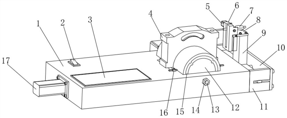 Line edge detection tool for detecting symmetry degree of bayonet of bearing cover and detection method of line edge detection tool