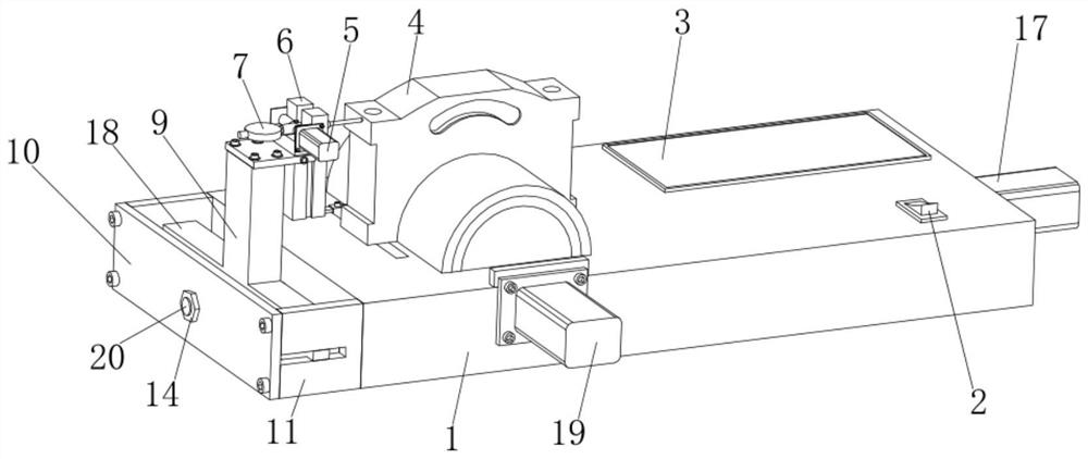 Line edge detection tool for detecting symmetry degree of bayonet of bearing cover and detection method of line edge detection tool