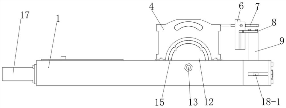 Line edge detection tool for detecting symmetry degree of bayonet of bearing cover and detection method of line edge detection tool