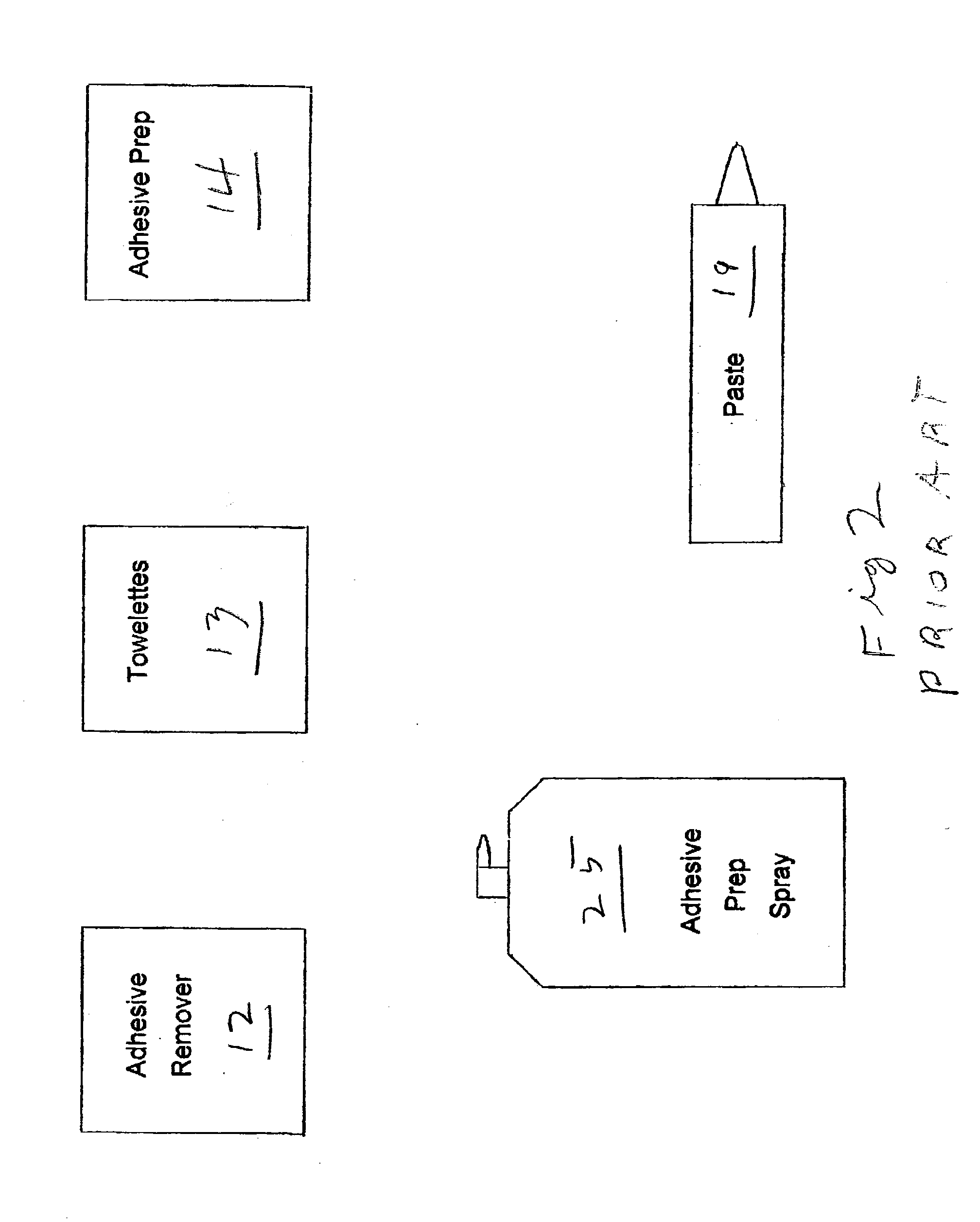 Display arrangement for ostomy care