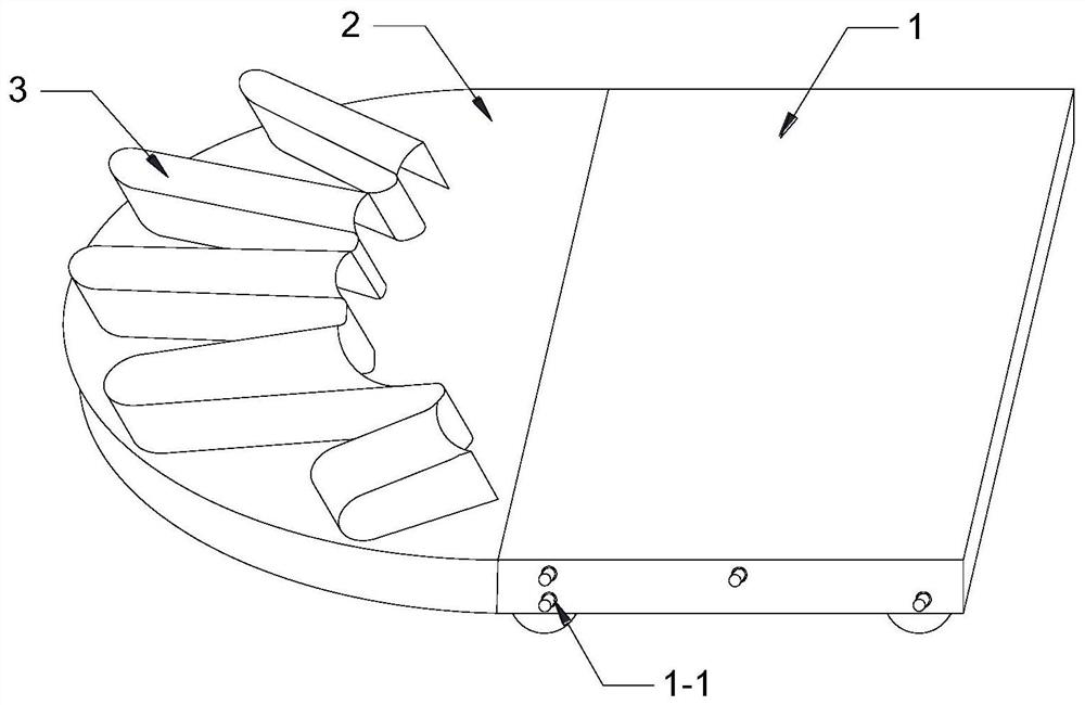 Scraping device for focus body surface hair in dermatology department