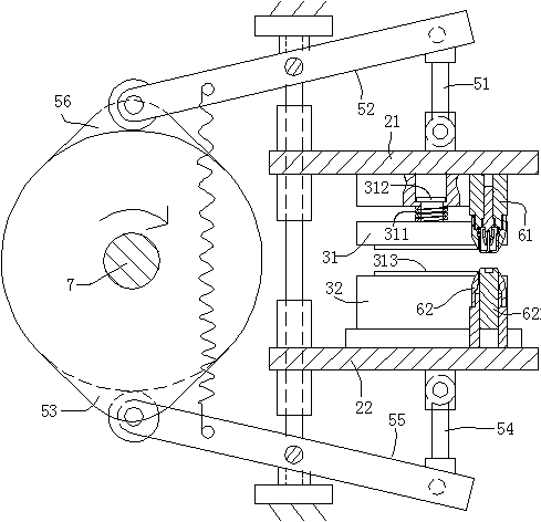 Tea bag outer bag film sealing and precutting production device