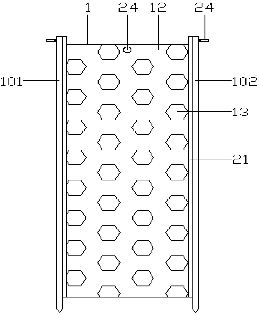 Dam pile driving method