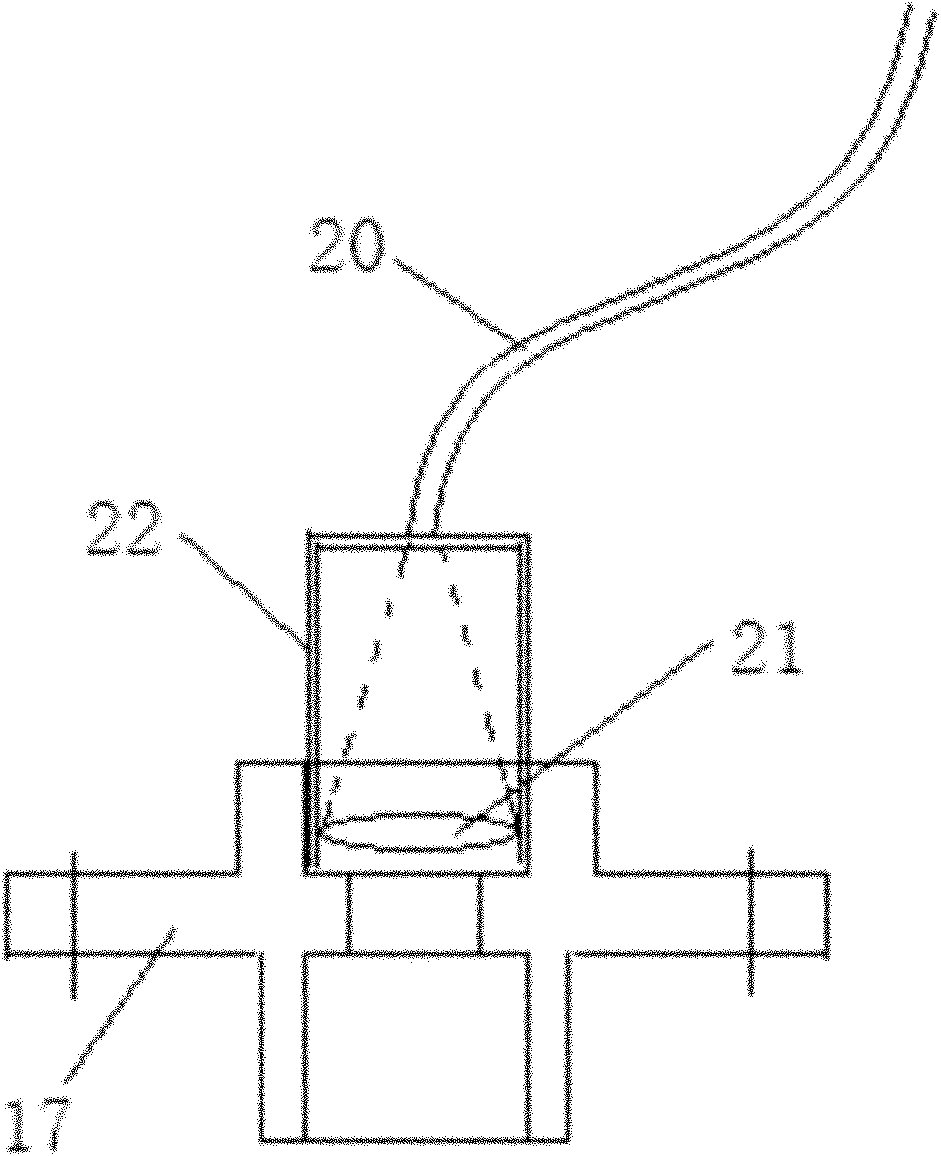 Surface temperature detection system for rotation part in high-temperature high-pressure container