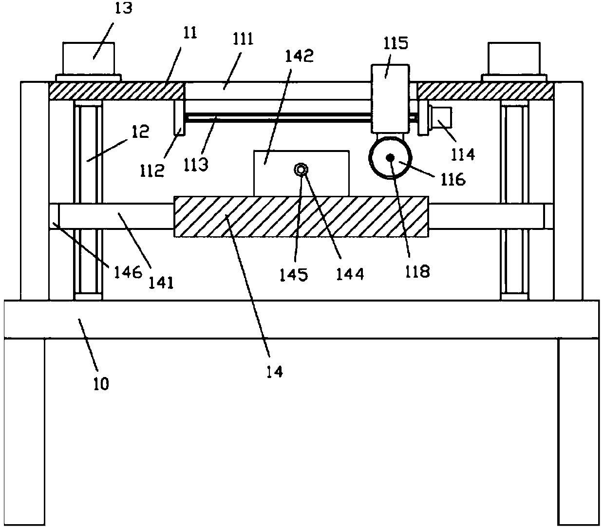 Rotary cable cutting mechanism with serrated blades