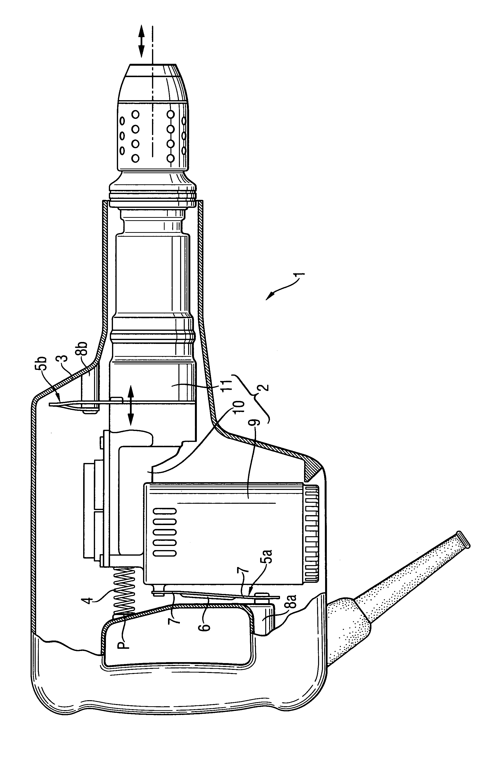 Vibration-decoupling arrangement for supporting a percussion unit in a hand-held percussion power tool