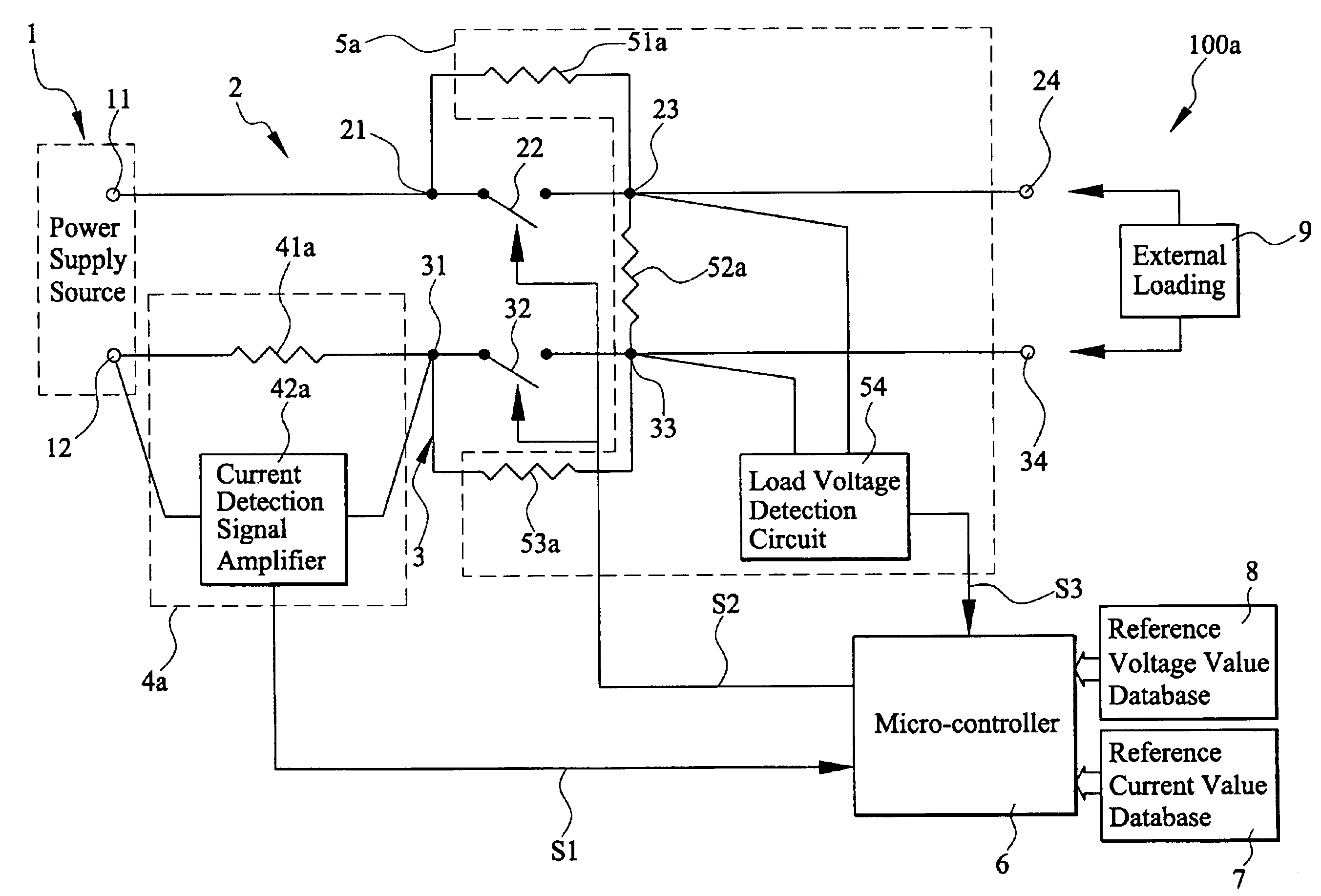 Electrical load status detection and control device