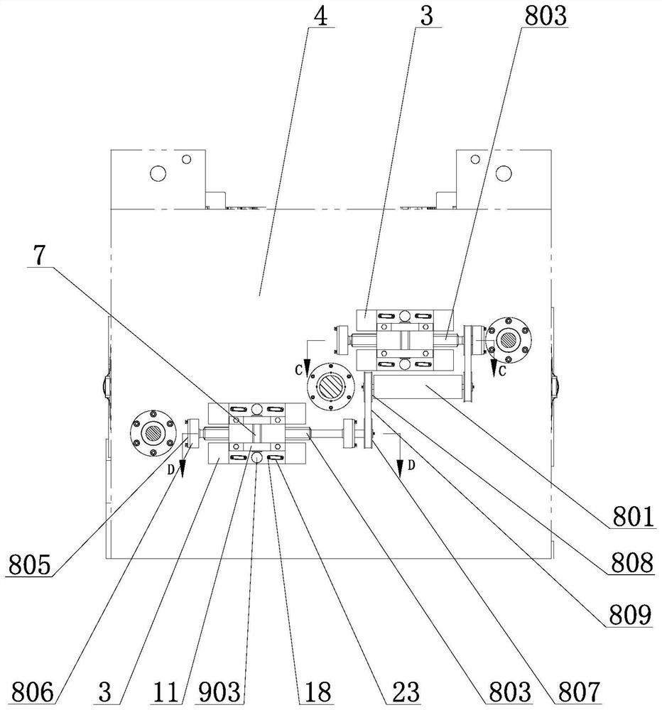 Hot die forging lever type heavy-load forging extrusion force automatic accurate regulation and control device and method