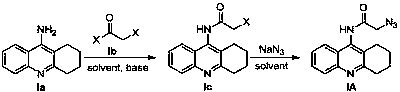 Tacrine-coumarin derivative containing triazole and application of derivative