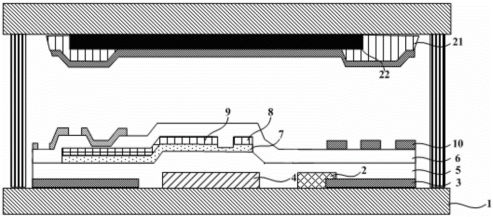 Array substrate, display device, and method for manufacturing the array substrate