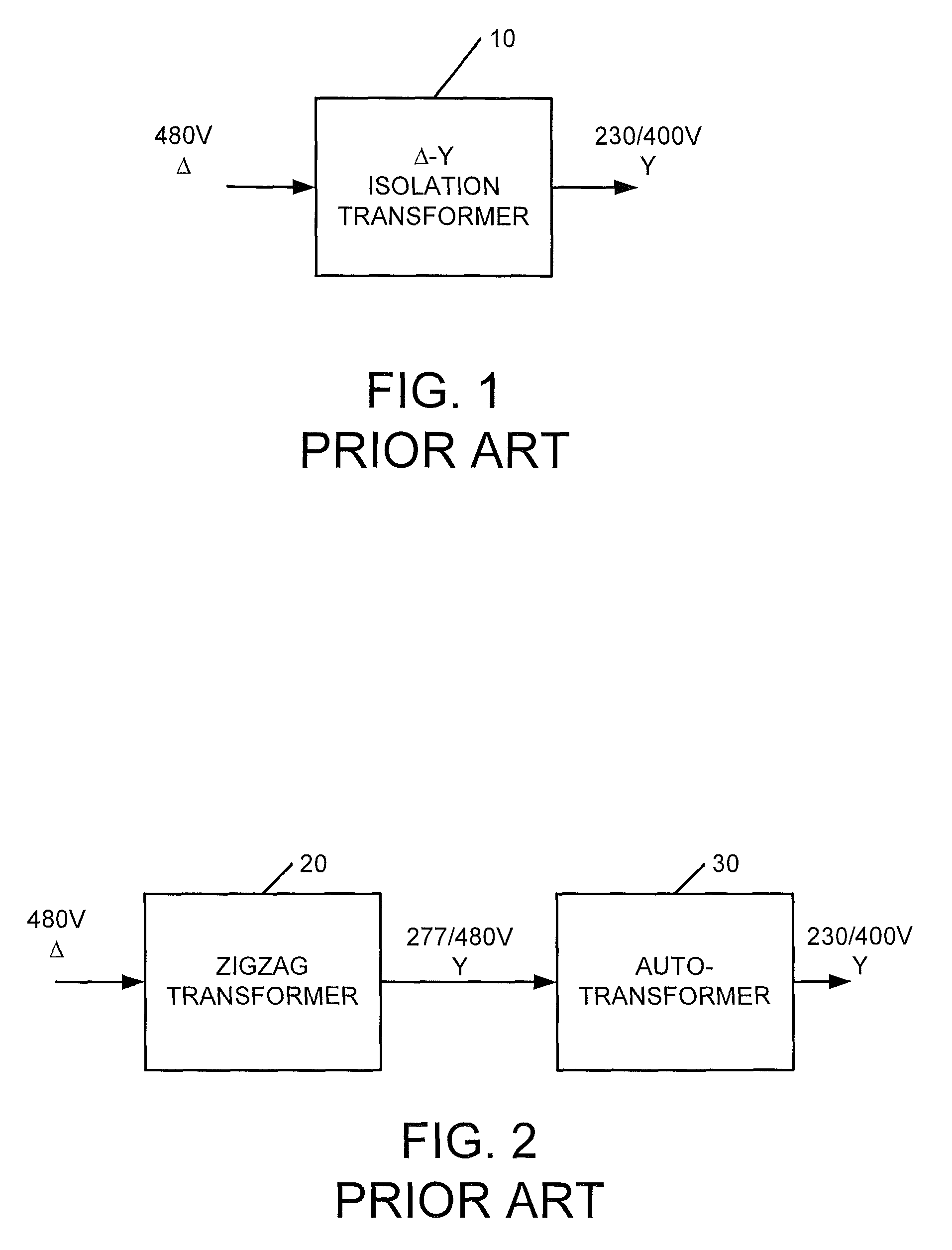 Zigzag autotransformer apparatus and methods