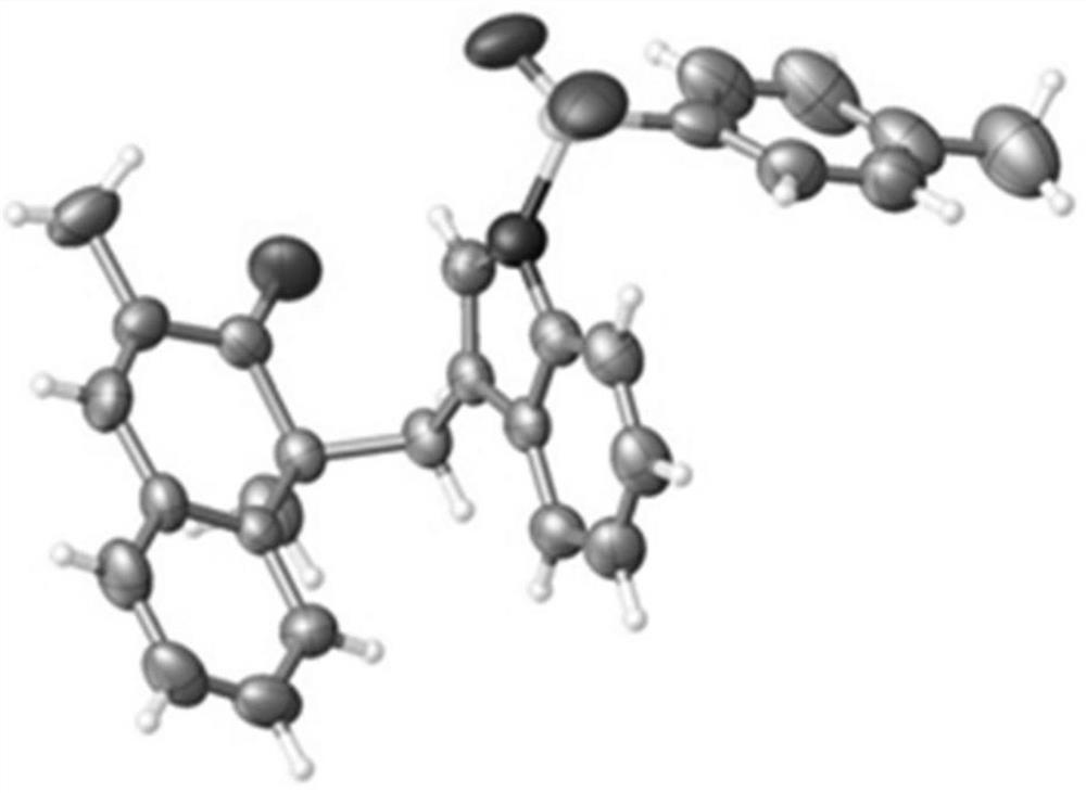 Method for synthesizing indole terpene analogue through Heck cascade reaction