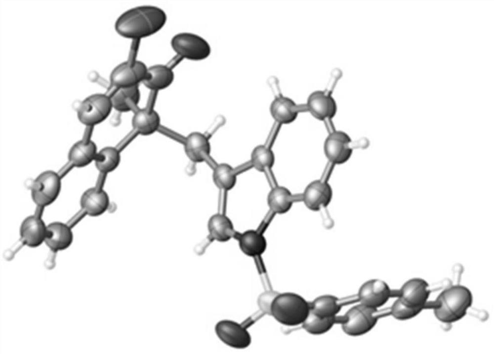 Method for synthesizing indole terpene analogue through Heck cascade reaction