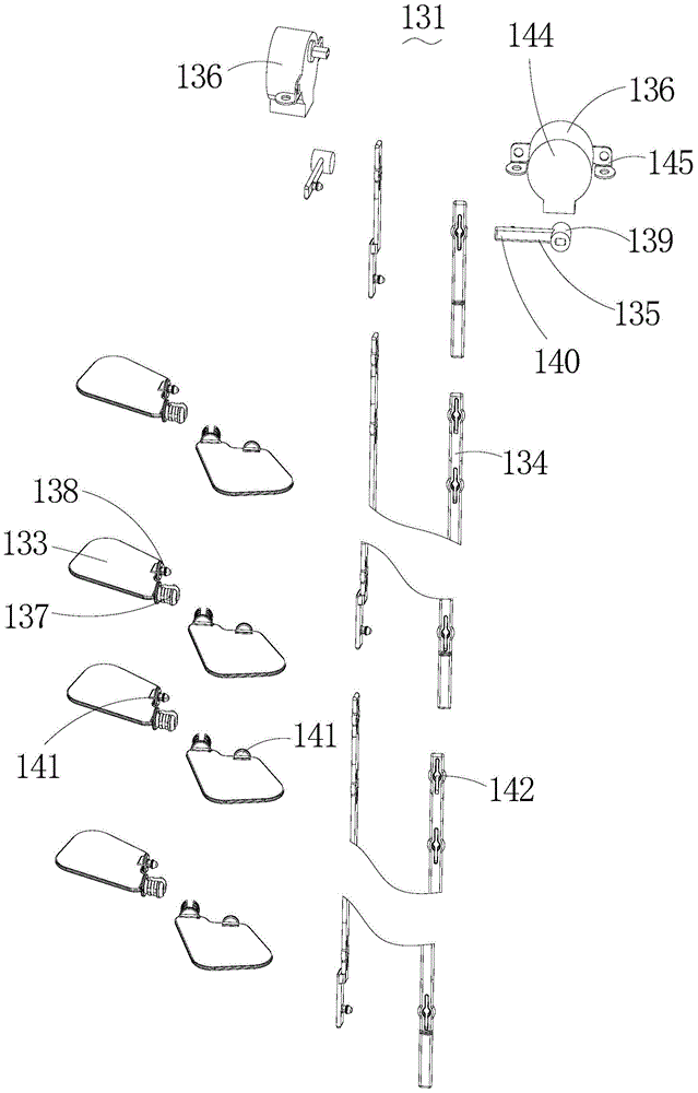 Air-conditioning duct structure and vertical air conditioner