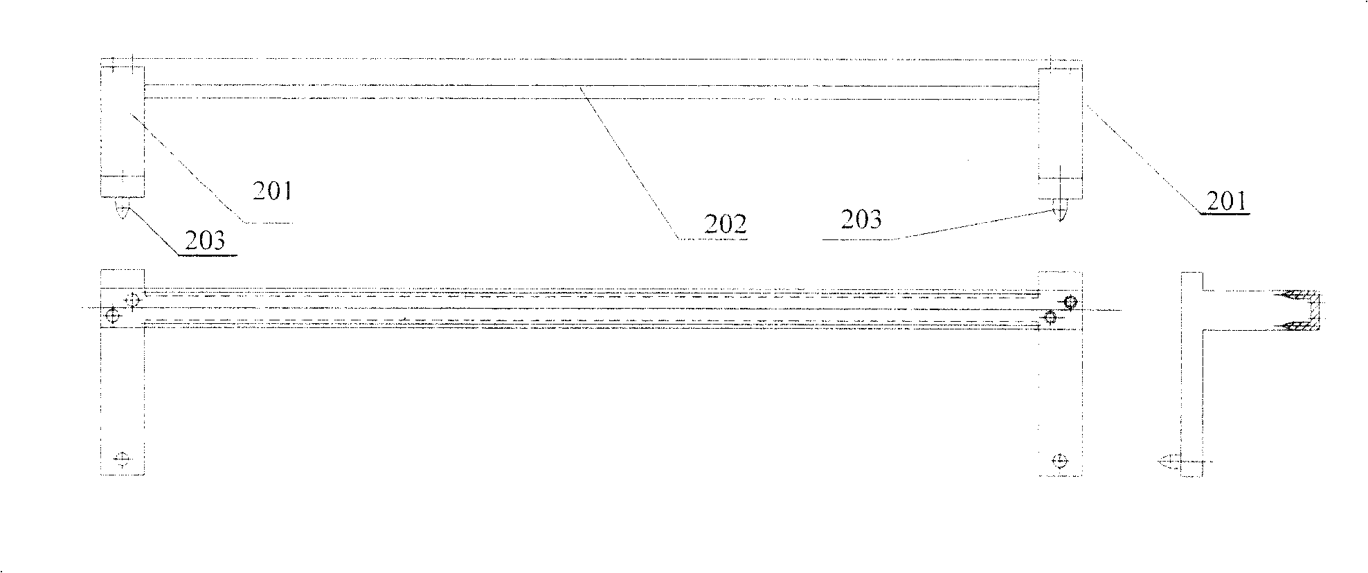 Positioning assembling device for contact pin tinning process and contact pin tinning method