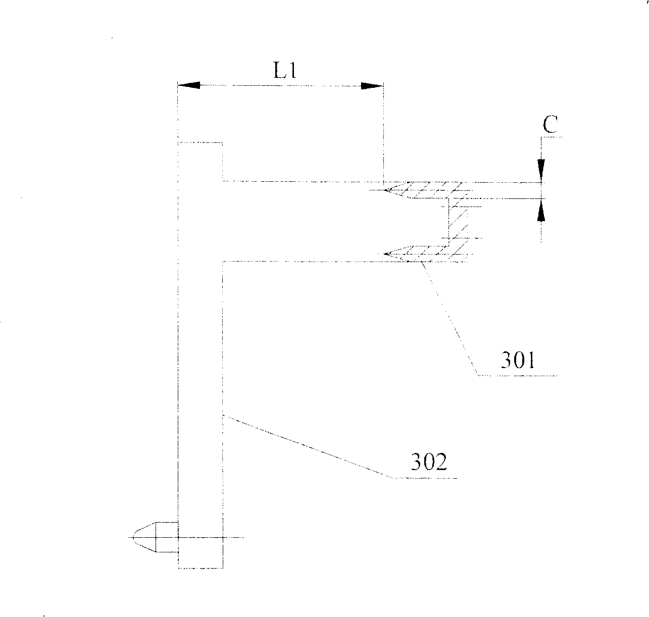 Positioning assembling device for contact pin tinning process and contact pin tinning method