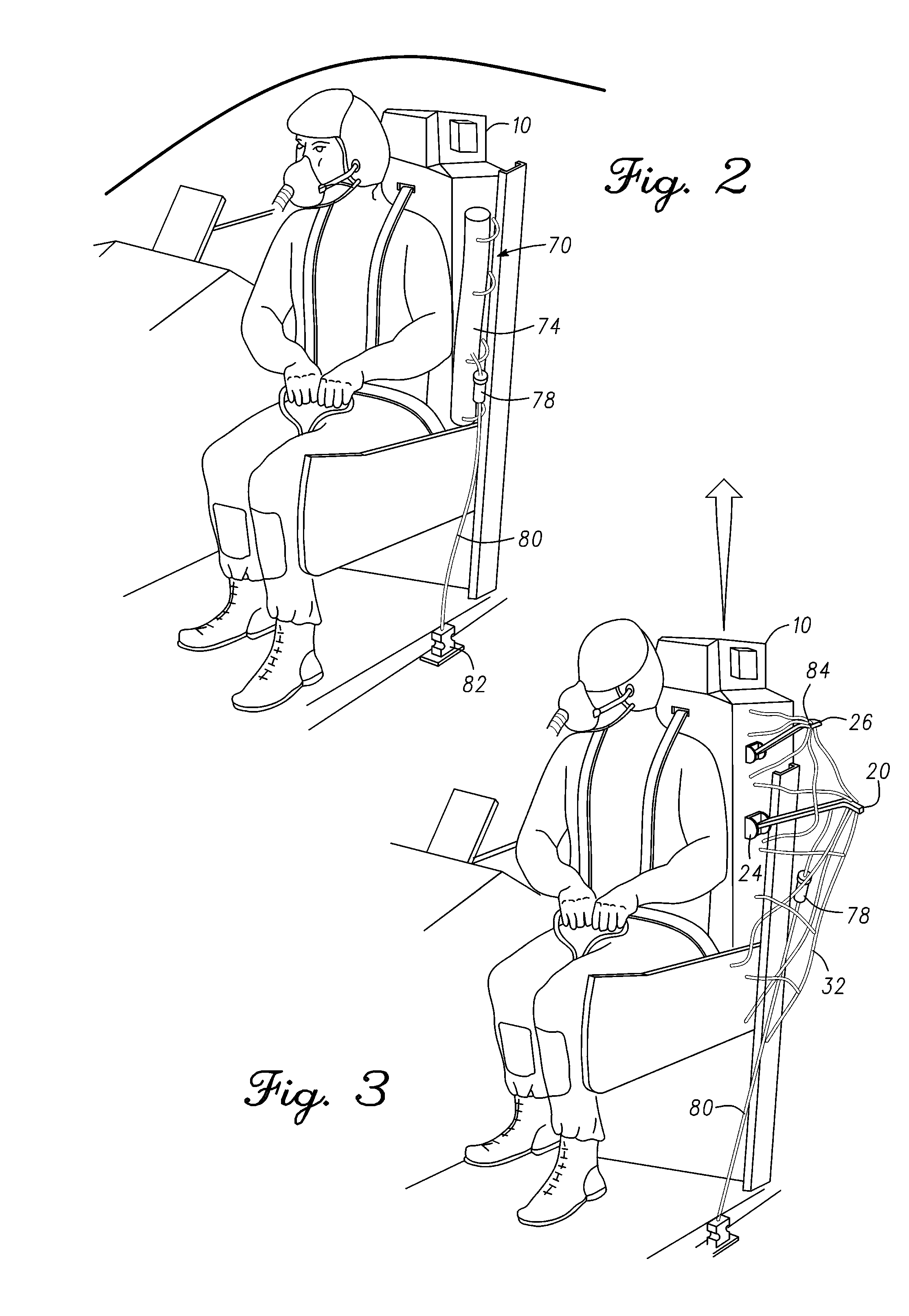 Passive ejection seat arm flail restraint apparatus and method