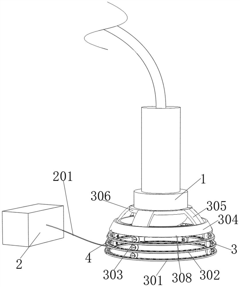 Puncture positioning device for breast surgery department