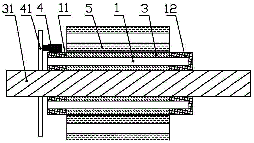 Magnetic circuit structure of brushless DC motor and embedded rotor of permanent magnet of magnetic circuit structure