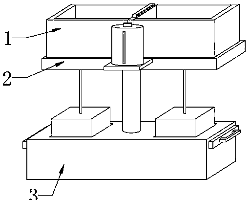 Combined flower shelf for domestic use