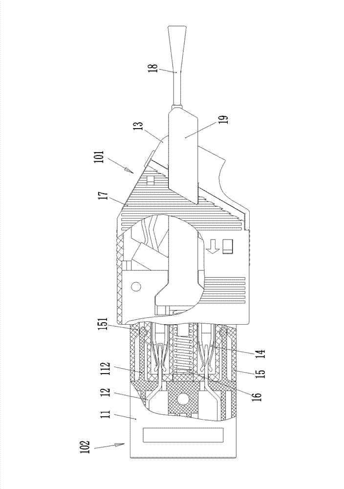 Anti-decoding plug and electric connector component using same